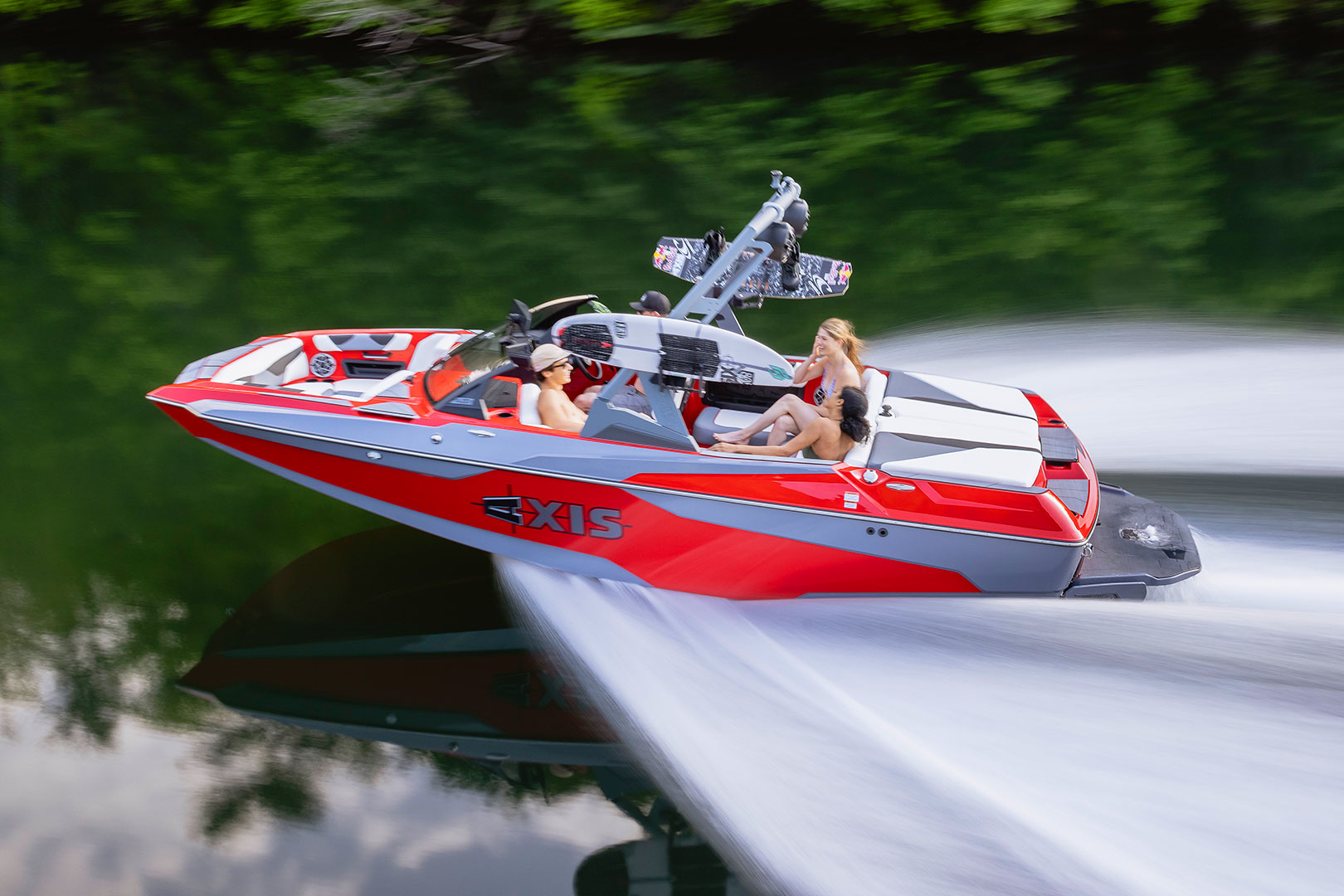 Axis A20 20Foot Wakesurfing Boat Make Waves Of Any Size